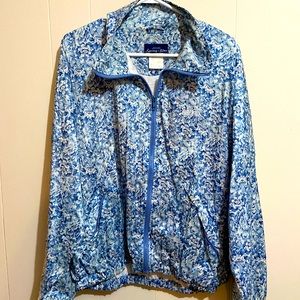 Vintage floral windbreaker